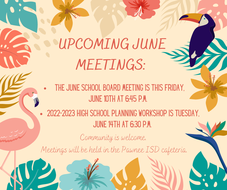 June meetings